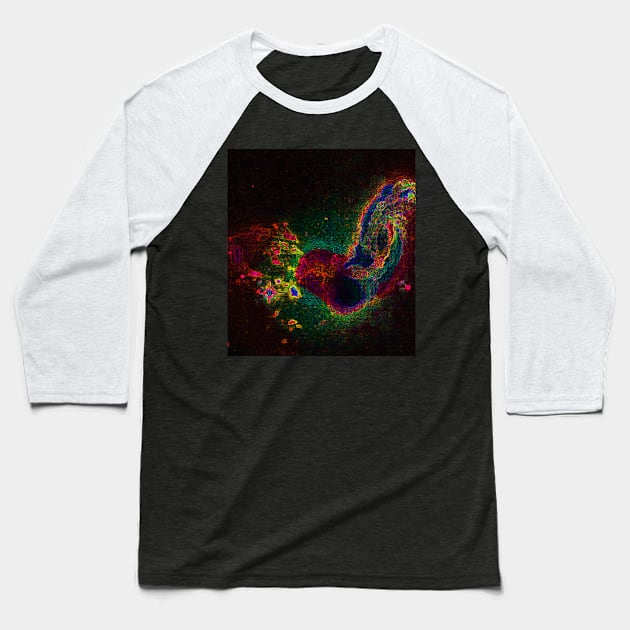 Black Panther Art - Glowing Edges 427 Baseball T-Shirt by The Black Panther